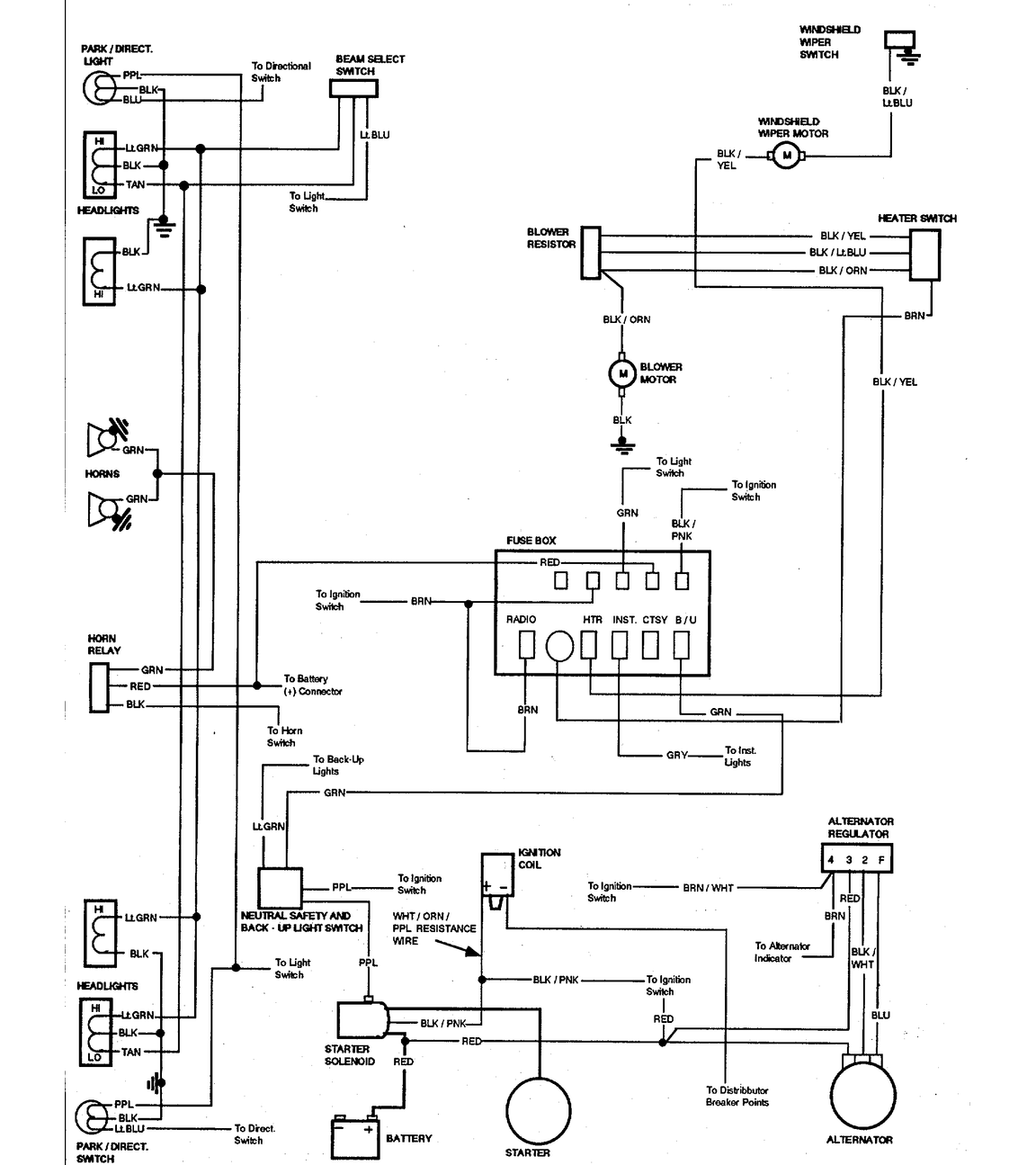 64 Corvette Headlight Switch Wiring Diagram