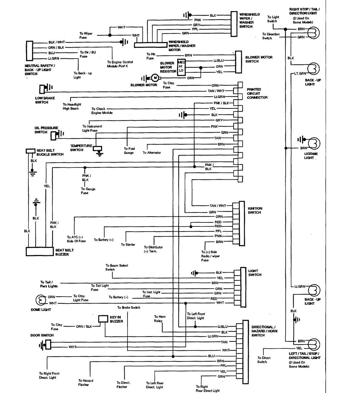 1969 El Camino Wiring Diagram - Wiring Diagram